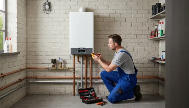настенный газовый котел Ariston Class XC System 24 FF NG установка